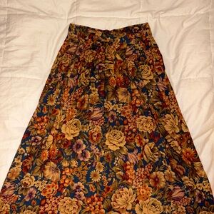 Floral Print Women's Skirt